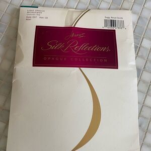 Hanes Silk Reflections Light Opaque Microfiber Control Top CD NWT